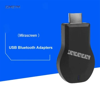 100шт М2 Беспроводной ключ TV HDMI-совместимый Mirascreen 2.4G WiFi Приемник Поддержка iOS Android Arplay Miracast TV 1920 * 1080