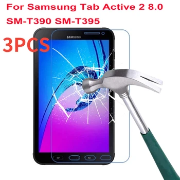 3 Шт. Протектор Экрана Из Закаленного Стекла Для Samsung Galaxy Tab Active 2 8,0 Дюймов Tablet Film T390 T395 Защитная Пленка Без Пузырьков