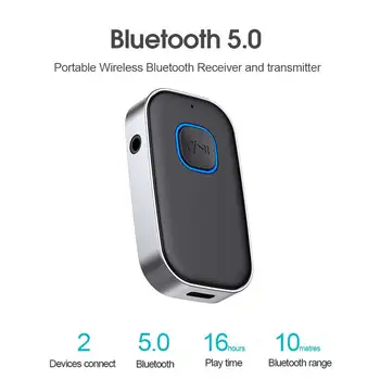 Bluetooth-совместимый приемник 16 часов воспроизведения Музыки, аудиоадаптер для домашнего Стерео