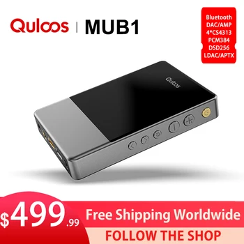 QULOOS MUB1 Bluetooth Переносной USB DAC Усилитель для наушников AMP 4 * cs43131 чипы со сверхвысоким коэффициентом усиления PCM384 DSD256 LDAC/APTX 3,5/4,4 мм