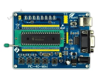 Доска для разработки PIC/обучающая доска PIC/PIC-40-MINI с чипом PIC18F4550 USB для разработки