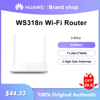 Оригинальный HUAWEI WS318n WiFi ретранслятор 2,4 ГГц 300 Мбит/с, беспроводной маршрутизатор, повторитель сигнала С 2 антеннами с высоким коэффициентом усиления Для офиса Дома